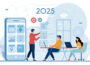 Entwicklung mobiler Apps im Jahr 2025 mit modernem Entwicklerteam und innovativer Technologie