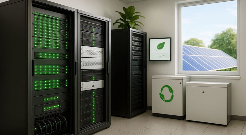 Technische Aspekte nachhaltiger Webseiten – energieeffizientes Hosting mit Ökostrom