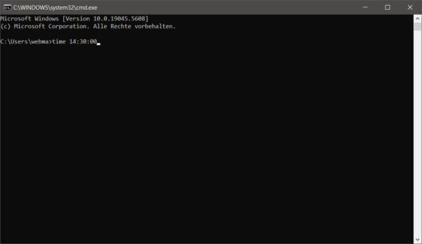 Systemzeit in Windows mit dem Befehl „time“ ändern – so geht’s Windows Systemzeit einstellen per Eingabeaufforderung mit Befehl time