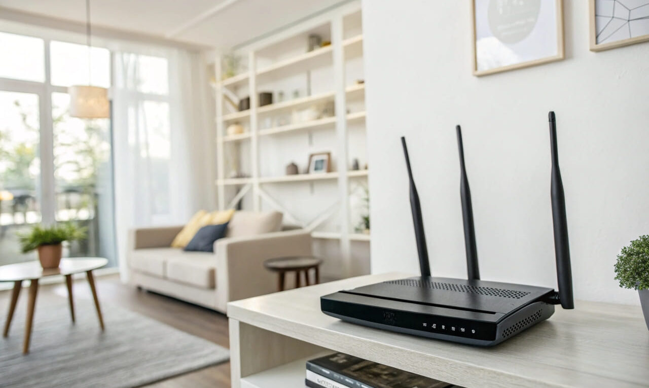 WLAN-Router richtig platzieren für besseres WLAN-Signal im Zuhause