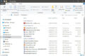 Windows Explorer mit geöffneter Download-Ansicht zum Löschen alter Dateien unter Windows