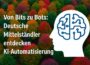 Symbolbild zur KI-Automatisierung im deutschen Mittelstand mit stilisierter Schaltkreis-Grafik