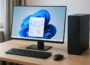 Windows 11 PC mit modernem Desktop und stilvollem Setup