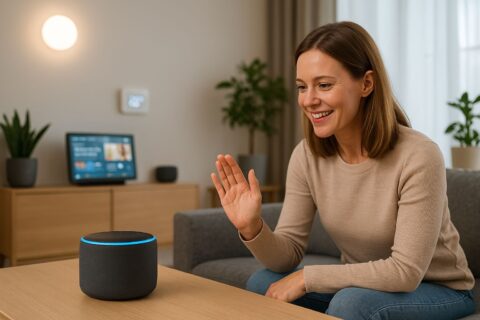 Alexa im Einsatz zur Steuerung von Smart-Home-Geräten