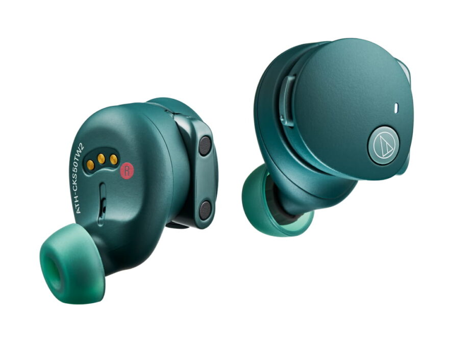 ATH-CKS50TW2 In-Ears in grüner Farbvariante von Audio-Technica
