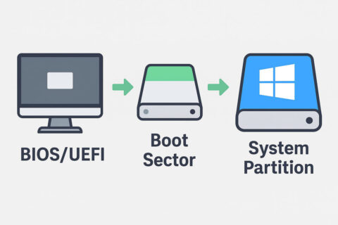 Visualisierung zum Bootsektor reparieren unter Windows 10