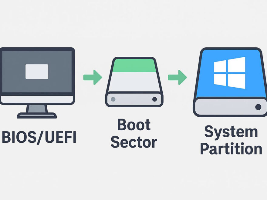 Visualisierung zum Bootsektor reparieren unter Windows 10
