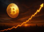 Bitcoin auf neuem Allzeithoch mit steigendem Kursverlauf im Hintergrund