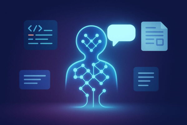 Visualisierung der Möglichkeiten von KI-Modellen wie ChatGPT im Kontext von ChatGPT Hacking