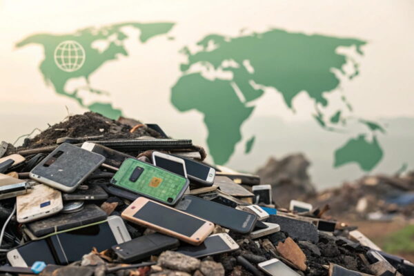 Umweltproblem durch Elektroschrott und alte Smartphones Smartphones als Elektroschrott – Folge geplanter Obsoleszenz