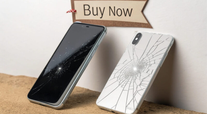 Geplante Obsoleszenz am Smartphone dargestellt mit altem und neuem Gerät