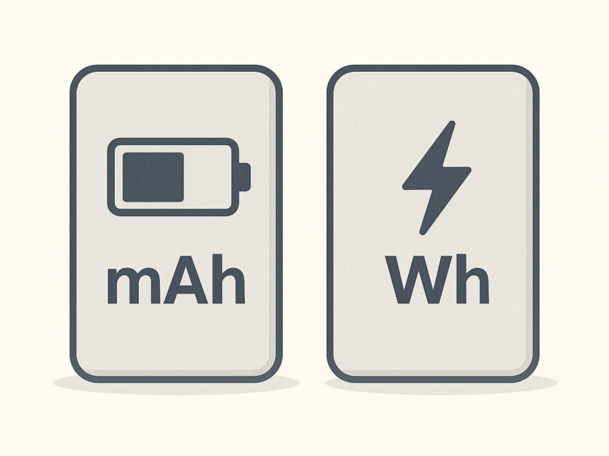Vergleich zwischen mAh und Wattstunden bei Powerbanks