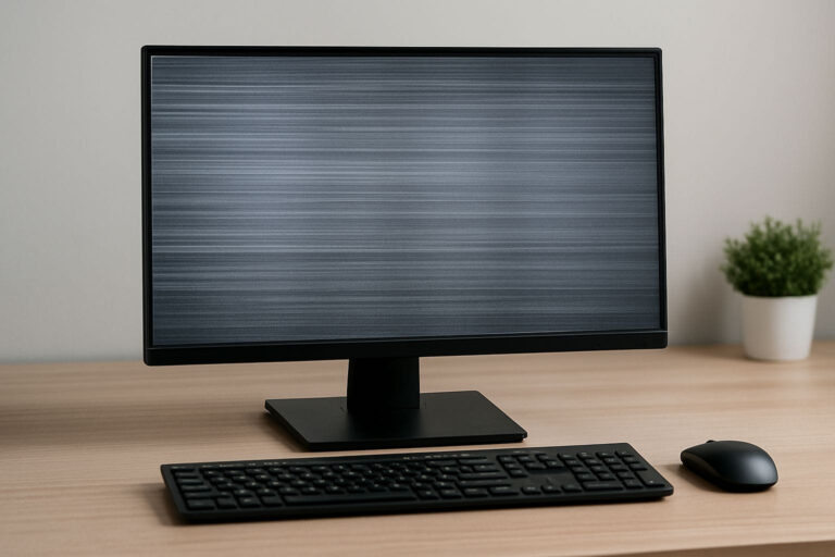 Bildschirm flackert mit sichtbaren Streifen – typische Anzeichen und erste Checks