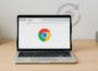 Automatische Updates beim Google Chrome werden im Hintergrund auf einem Laptop installiert