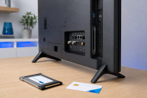 CI-Modul kaufen mit Smartcard und CI+-Schacht am Fernseher