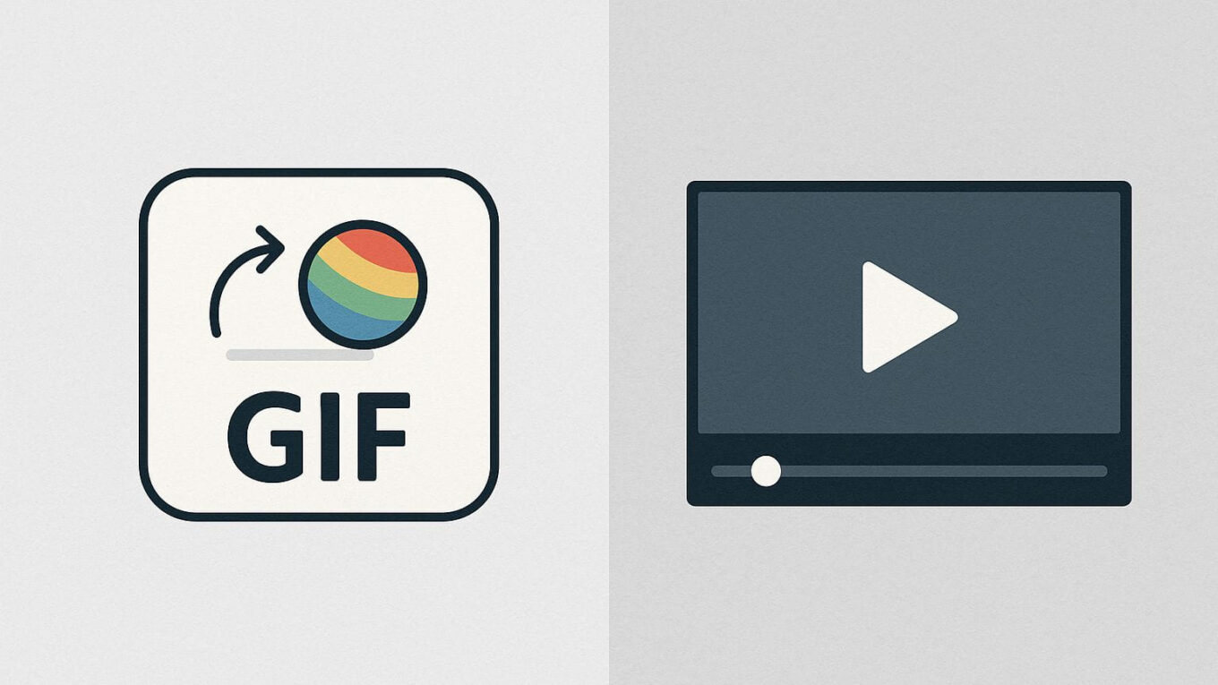 GIF im Vergleich zu Video – Unterschiede einfach erklärt