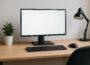Ergonomischer Arbeitsplatz mit idealer Monitorgröße für komfortables Arbeiten