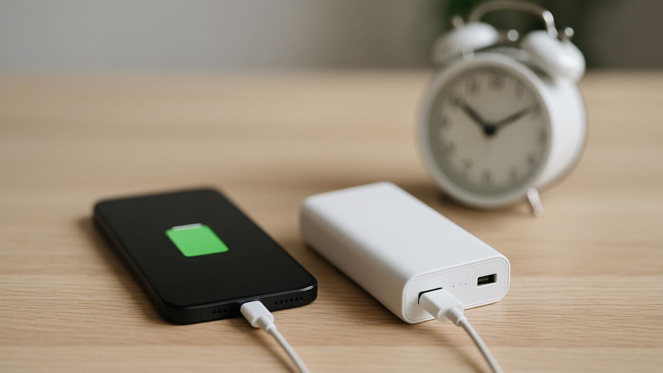 Wie lange hält eine Powerbank – Symbolbild zur durchschnittlichen Lebensdauer