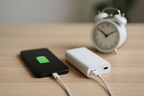 Wie lange hält eine Powerbank? Infos zur Lebensdauer Wie lange hält eine Powerbank – Symbolbild zur durchschnittlichen Lebensdauer