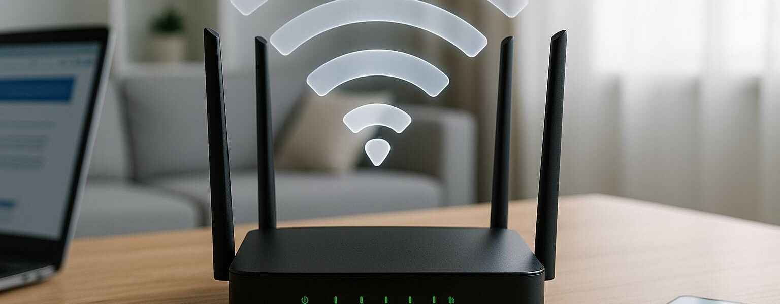 Internet schneller mit neuem Router durch moderne Technik und optimales WLAN-Signal