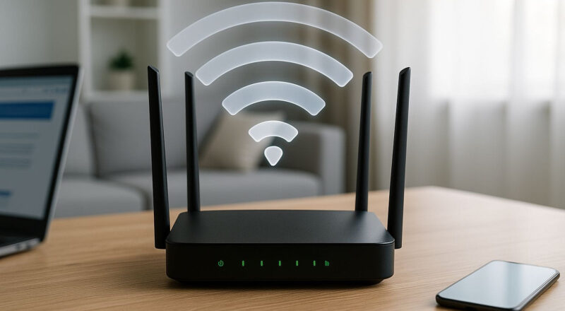 Internet schneller mit neuem Router durch moderne Technik und optimales WLAN-Signal