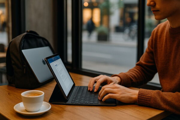 Mobilität, Akkulaufzeit und Flexibilität von Tablets im Alltag Tablet PC im mobilen Einsatz mit langer Akkulaufzeit und flexibler Nutzung im Alltag