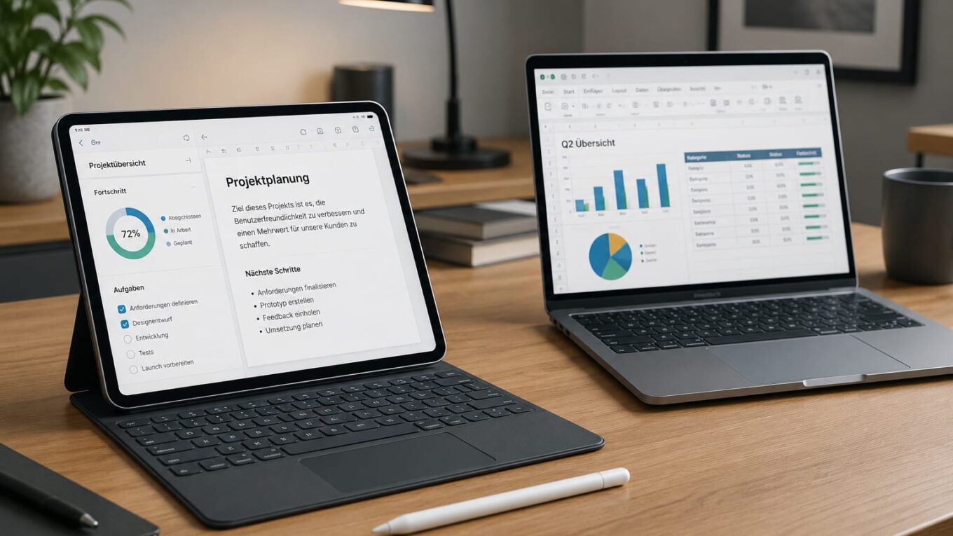 Tablet PC mit Tastatur als möglicher Notebook-Ersatz