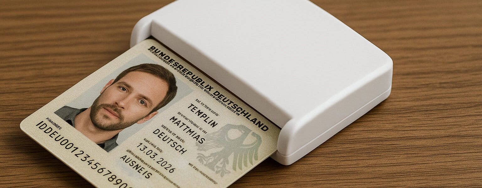 Kartenleser für den Personalausweis am Laptop erklärt