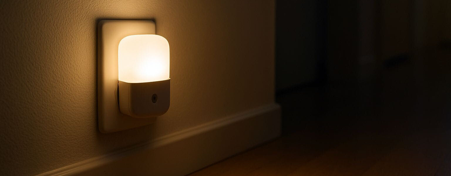 LED Nachtlichter im Flur zeigen ihre Vorteile: sparsames, warmweißes Licht sorgt für Sicherheit und angenehme Atmosphäre.