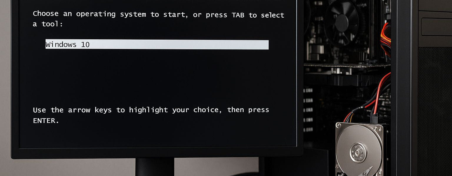 Windows Boot Manager beim Startvorgang eines PCs