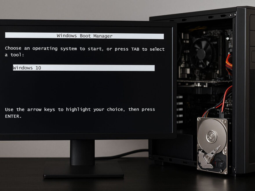 Windows Boot Manager beim Startvorgang eines PCs