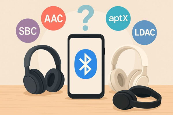 Bluetooth Audio Codecs: Den passenden Codec auswählen Auswahl passender Bluetooth Audio Codecs mit Smartphone und Kopfhörern im Vergleich