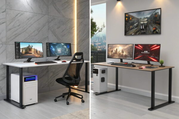 Vergleich verschiedener Gaming-Setups mit passenden Hz- und ms-Werten für Shooter, RPGs, Strategiespiele und Racing