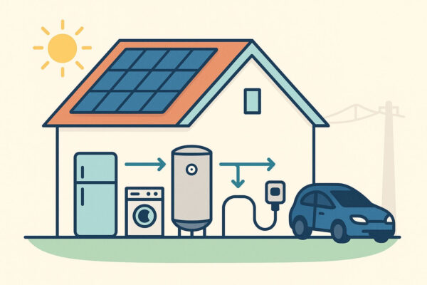 Eigenverbrauchsoptimierung durch Geräte-Priorisierung von Haushaltsgeräten mit Solarstrom