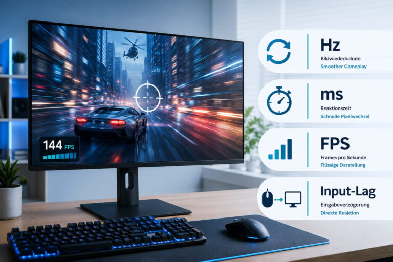 Hz ms und Input-Lag bei einem Gaming-Monitor erklärt