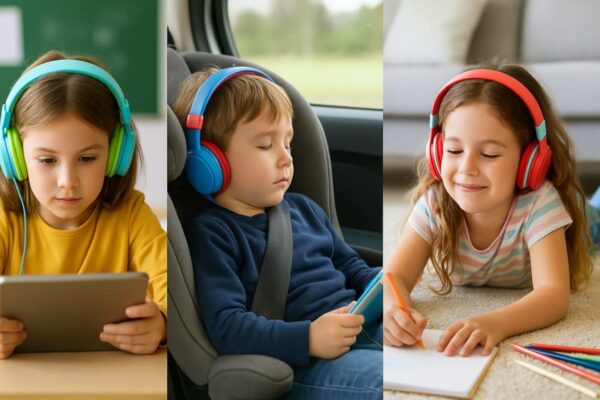 Kinderkopfhörer im Alltag: Vielseitig einsetzbar in jeder Situation Kinderkopfhörer im Einsatz: Schule, Reisen und Freizeit