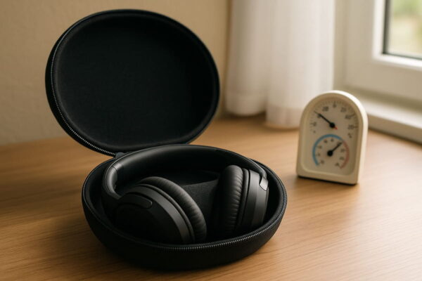 Kopfhörer richtig lagern für längere Akkulaufzeit Akkulaufzeit verlängern durch richtige Aufbewahrung der Kopfhörer