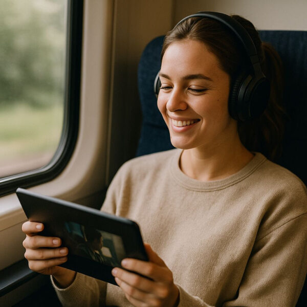 Kopfhörer für Reisen im Zug – entspannter Filmgenuss mit klarer Soundqualität