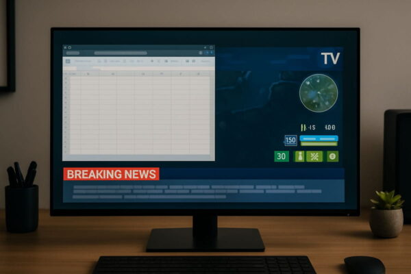 OLED-Monitore mit typischen statischen Inhalten wie Logos und HUDs