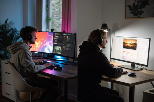 OLED-Monitor beim Gaming vs. LCD beim Arbeiten im Vergleich