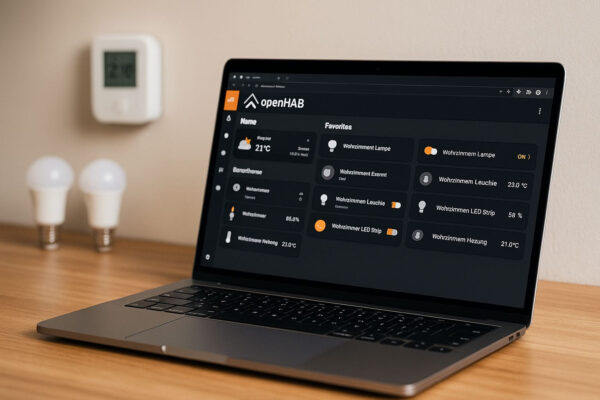 openHAB: Funktionen und Besonderheiten der Smart-Home-Plattform openHAB Oberfläche mit Smart-Home-Geräten im Einsatz
