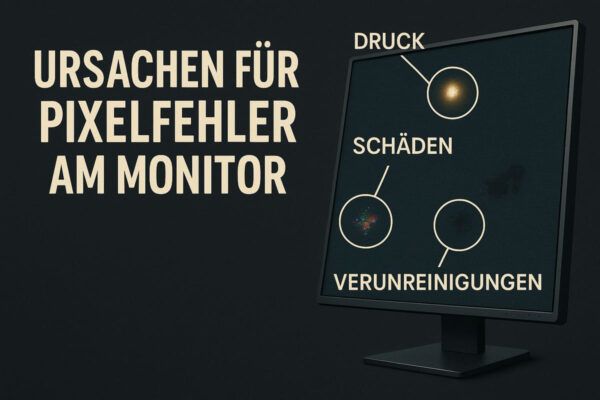 Typische Ursachen für Pixelfehler am Monitor im Querschnitt