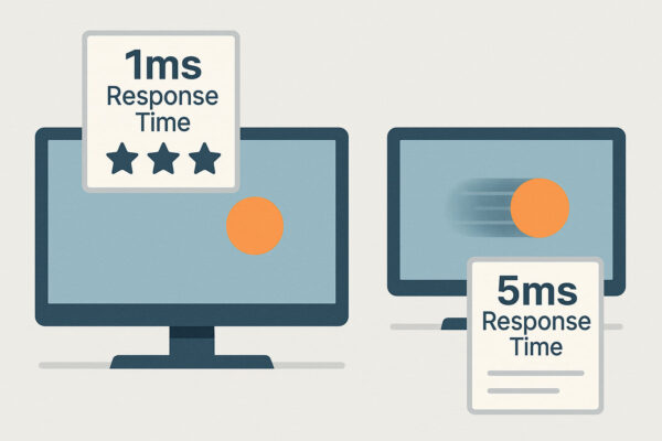 Missverständnisse und Marketing-Tricks zur Reaktionszeit Reaktionszeit Marketing-Tricks bei Monitoren im Vergleich zu realistischen Werten anschaulich dargestellt