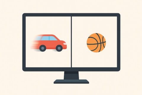 Reaktionszeit bei Monitoren anschaulich erklärt mit Beispiel für Bewegungsdarstellung