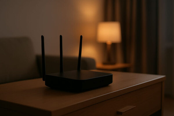 Stromverbrauch vom WLAN-Router bei Inaktivität am Abend