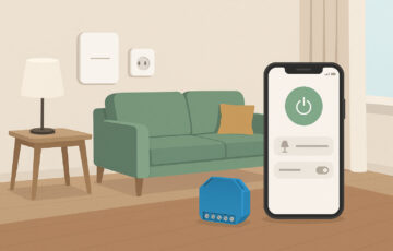 Smart Home nachrüsten mit Shelly – Überblick über das System im Wohnzimmer