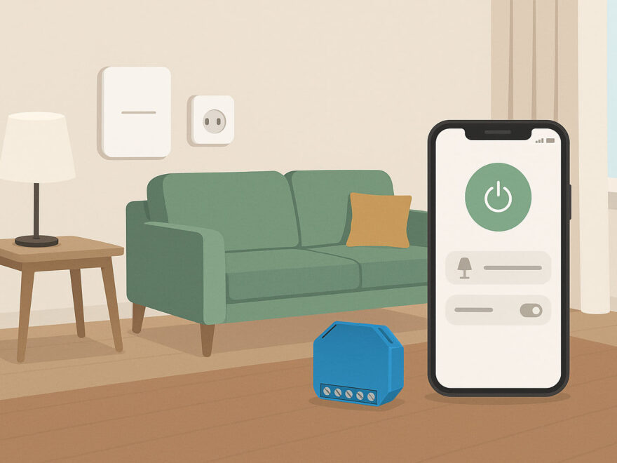 Smart Home nachrüsten mit Shelly – Überblick über das System im Wohnzimmer