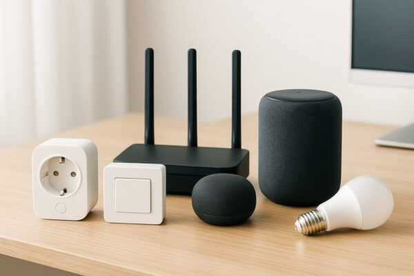 Smart Home Systeme und Hersteller für die Nachrüstung Smart Home Systeme und Hersteller im Überblick mit Steckdose, Schalter, Router, Sprachassistent und Glühbirne für die Nachrüstung