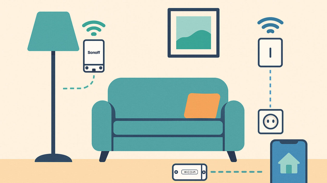 Sonoff Module zur einfachen Nachrüstung von Steckdosen und Lampen im Smart Home