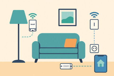 Sonoff Module zur einfachen Nachrüstung von Steckdosen und Lampen im Smart Home